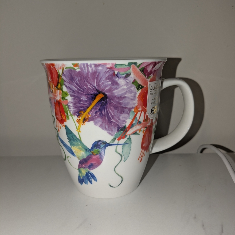 Brand New Dunoon Nevis Hummingbird Mug Fine Bone China Cup Made In England